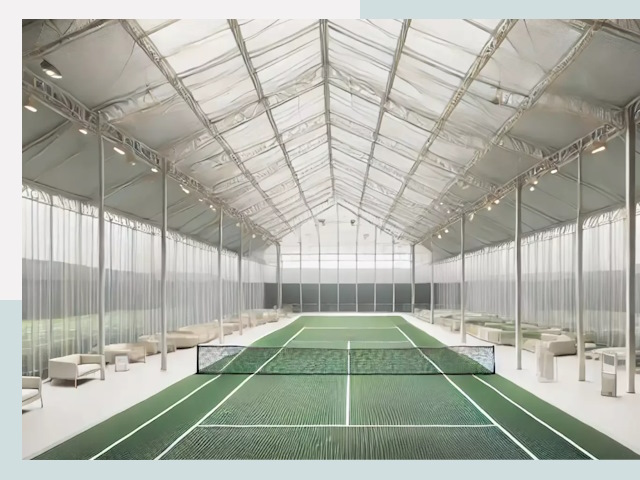 Строительство теннисных кортов в Кузнецке