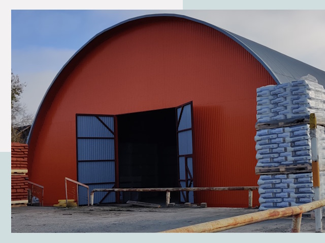 Полукруглые ангары по цене от 625 руб. в Кузнецк