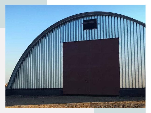 Бескаркасные ангары в Кузнецке