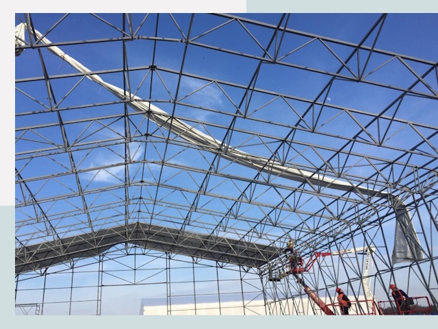 Шатровые ангары от 625 руб. в Кузнецке и Пензенской области