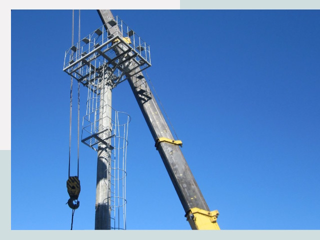 Монтаж осветительных мачт в Кузнецк от 625 руб.