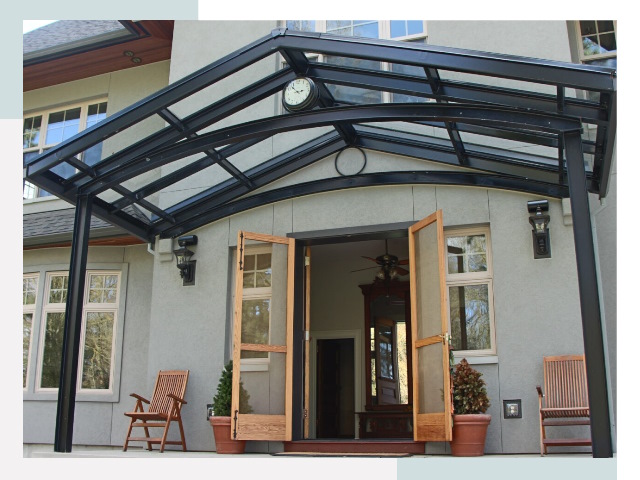 Козырьки металлические в Кузнецке