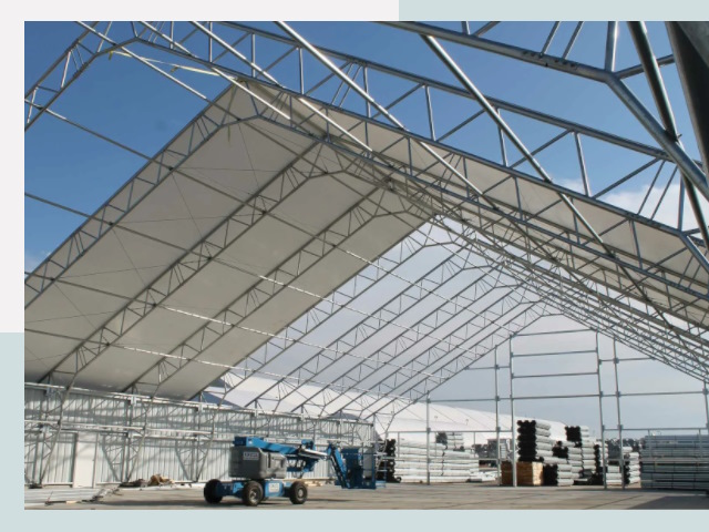Каркасно-тентовые сооружения от СтальСтрой-Кнц по цене 625 руб.