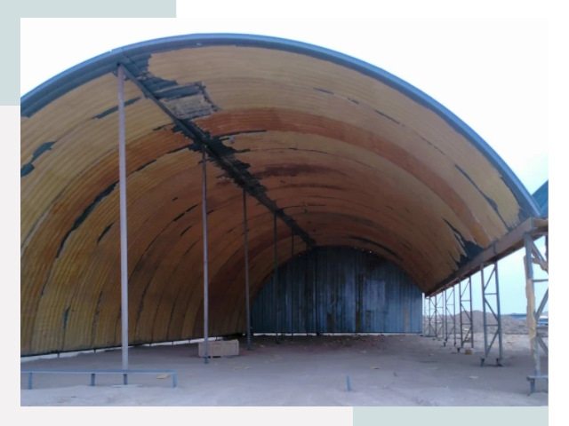 Реконструкция ангаров в Кузнецке