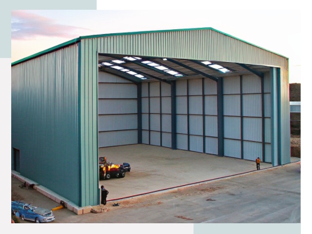 Строительство ангаров в Кузнецке