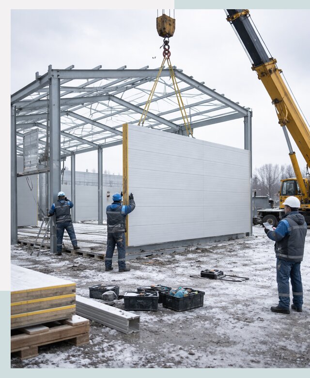 Строительство холодильных складов под ключ в Кузнецке