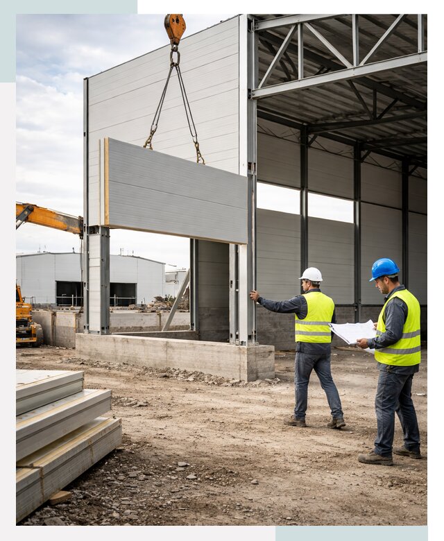 Склад из сэндвич панелей под ключ в Кузнецке от 9903 р. | СтальСтрой-Кнц