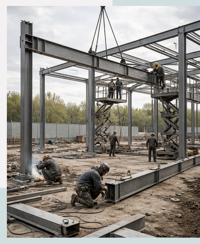 Строительство выставочных павильонов из металлоконструкций в Кузнецке